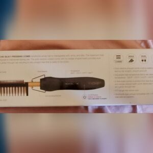 Tyche Gold and Black Heated Comb New Never Used